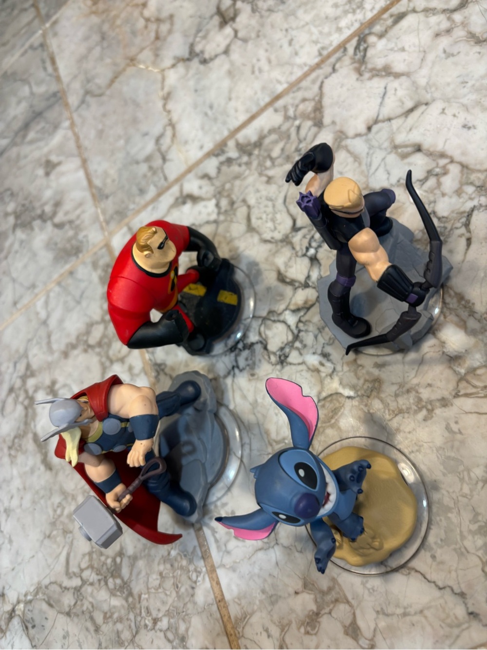Disney Infinity Marvel Avengers Lot Of 4